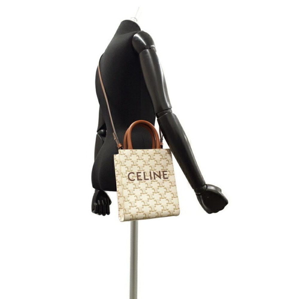 Celine Triomphe Canvas Vertical Cabas Bag - Picture 9 of 9